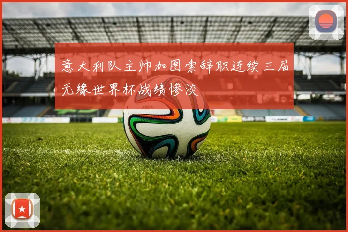 意大利队主帅加图索辞职连续三届无缘世界杯战绩惨淡